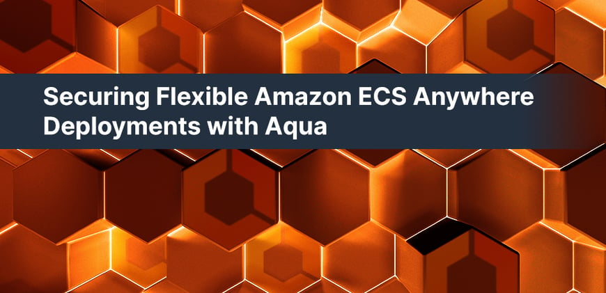Securing Flexible Amazon ECS Anywhere Deployments with Aqua