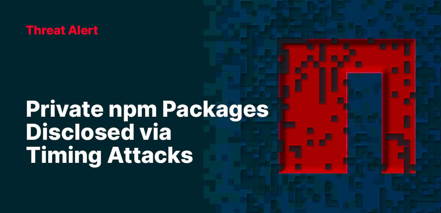 Threat Alert: Private npm Packages Disclosed via Timing Attacks