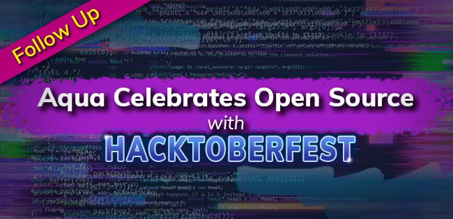 Follow Up on the 2019 Aqua Hacktoberfest Challenge
