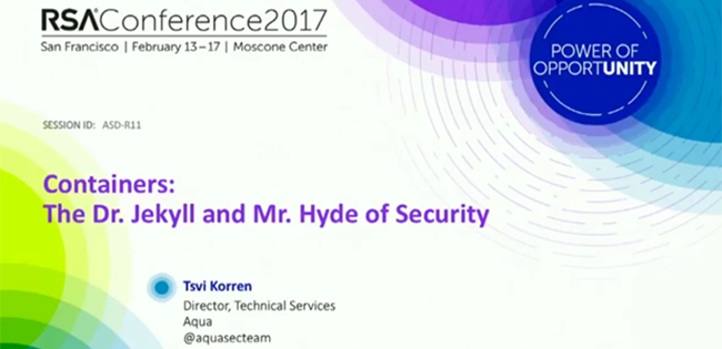 Containers - The Dr. Jekyll and Mr. Hyde of Security