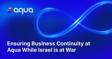 Ensuring Business Continuity at Aqua While Israel is at War